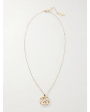 Gucci Gg Marmont-Tone Necklace - White