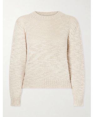 Suzie Kondi Kismet Knitted Cashmere Jumper - Natural