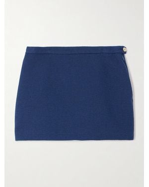 Gucci Minirock Aus Tweed Aus Einer Baumwollmischung - Blau