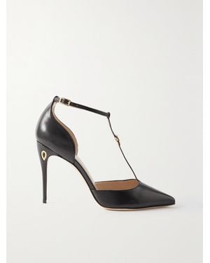 Jennifer Chamandi Donato 105 Leather Pumps - White