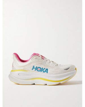 Hoka One One Bondi 9 Sneakers Aus Mesh Mit Gummibesätzen - Blau
