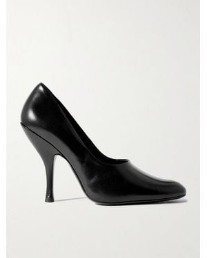 Jude Leather Pumps - Black