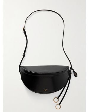 Alaïa Molded East West Leather Shoulder Bag - Black