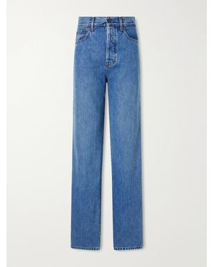 Kallmeyer Temple Mid-Rise Straight-Leg Jeans - Blue