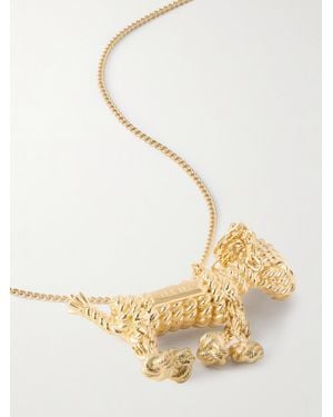 Loewe Sausage Dog-Tone Necklace - Metallic