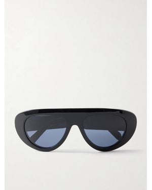 Celine Aviator-Style Acetate Sunglasses - Blue