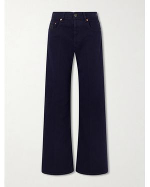 Blazé Milano Clapotis Maline Mid-Rise Wide-Leg Jeans - Blue