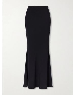 Tom Ford Enverse Satin Maxi Skirt - Black