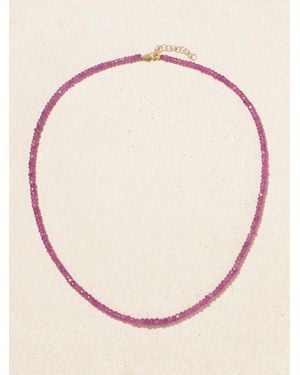 JIA JIA Sapphire Necklace - Pink