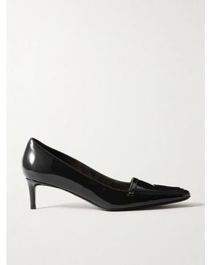 KHAITE Celia Patent-Leather Pumps - Black