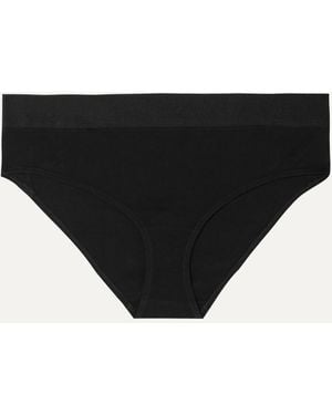 Skin Net Sustain Hadlee Stretch Organic Pima Cotton Briefs - Black