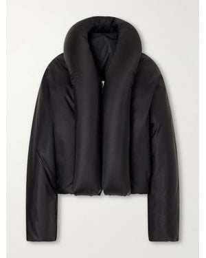 Alaïa Padded Shell Bomber Jacket - Black