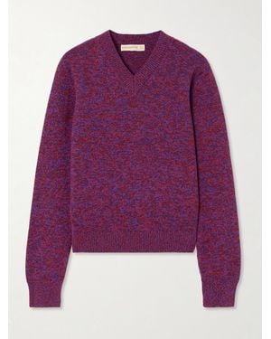 &Daughter Sligo Wool Jumper - Purple