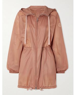 Moncler Airelle Ripstop Hooded Jacket - Pink