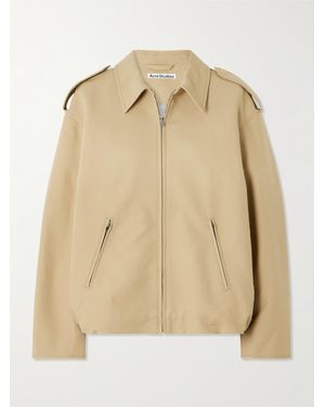 Acne Studios Cotton-Dupioni Jacket - Natural