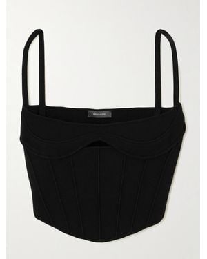 Mugler Heaven Bustier Aus Stretch-Strick - Schwarz