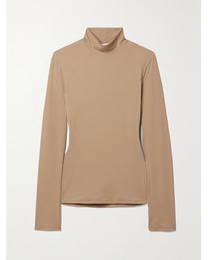 The Row Rudd Stretch-Jersey Top - Natural