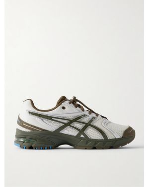 Asics Temptation Vacation Gel-Ds Trainer 14 Leather And Suede-Trimmed Mesh Trainers - Grey
