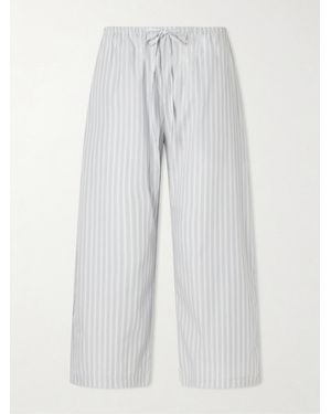 Leset Yoshi Striped Cotton-Blend Trousers - White