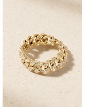 SHAY Mini Link 18-Karat Diamond Ring - Natural