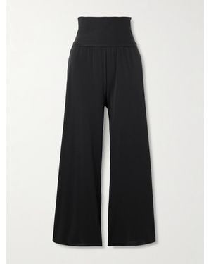 Eres Les Essentiels Dao Convertible Wide-Leg Trousers - Black