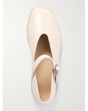 Lemaire Leather Ballet Flats - Natural