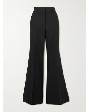 Gabriela Hearst Rhein Wool Flared Trousers - Black