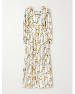 Agua Bendita Frambuesa Valle Linen Dress - Natural