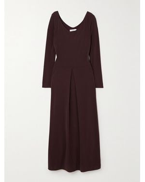 Max Mara Leisure Valido Stretch-Jersey Maxi Dress - Purple