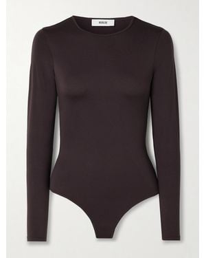 Agolde Aura String-Body Aus Stretch-Jersey - Schwarz