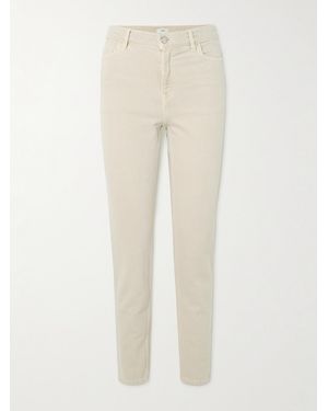 TOTEME Low-Rise Slim-Leg Organic Jeans - Natural