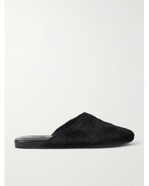 Ancient Greek Sandals The Slipper Clogs Aus Leder - Schwarz