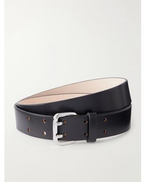 DEHANCHE Mini Hutch Leather Belt - Black