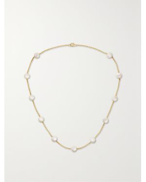 Mikimoto 18-Karat Pearl Necklace - White