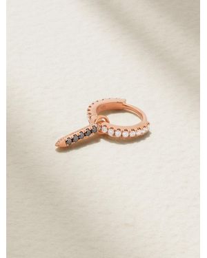 Maria Tash Eternity Bar 6,5 Mm Einzelne Creole Aus 18 Karat Mit Diamanten - Mehrfarbig