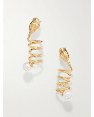 Chloé Tone Earrings - White