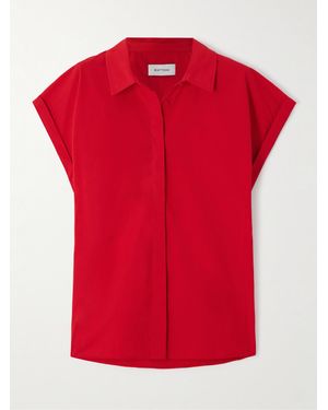 Matteau Organic Cotton-Poplin Shirt - Red