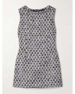 LIBEROWE Moorgate Minikleid Aus Tweed Aus Einer Baumwollmischung - Mettallic