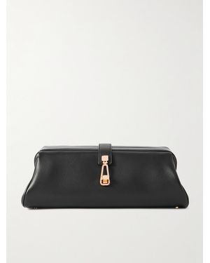 Gabriela Hearst Paola Leather Clutch - Black