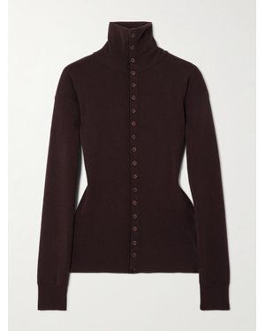 Lemaire Wool Cardigan - Black