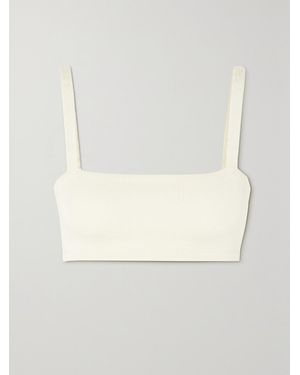 Calle Del Mar Stretch-Knit Bralette - White