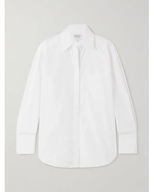Twp Big Joe Hemd Aus Baumwollpopeline - Weiß