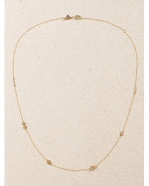 Alison Lou Mini Pasta By The Yard 14-Karat Necklace - Natural