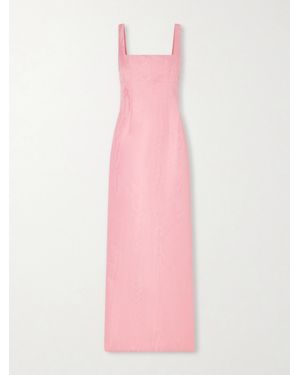 Emilia Wickstead Micheline Moire Gown - Pink