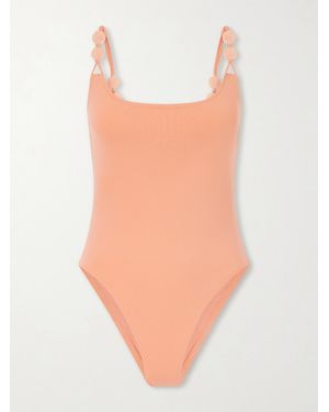 Eres Catwalk Bead-Embellished One-Piece - White