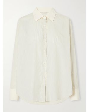 mfpen Inquiry Striped Cotton Shirt - White