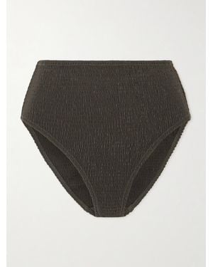 TOTEME Shirred Recycled Bikini Briefs - Grey