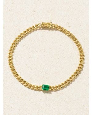 Anita Ko 18-Karat Emerald Bracelet - Metallic