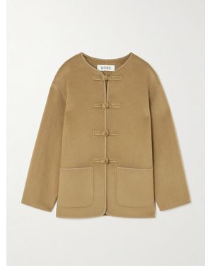 Rohe Marie Wool And Cashmere-Blend Jacket - Natural