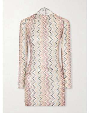 Missoni Striped Mesh Coverup - White